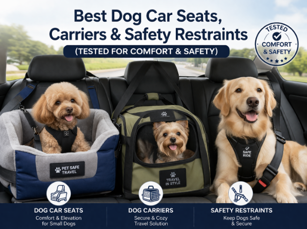 Best Dog Car Seats, Carriers & Safety Restraints (Tested for Comfort & Safety)