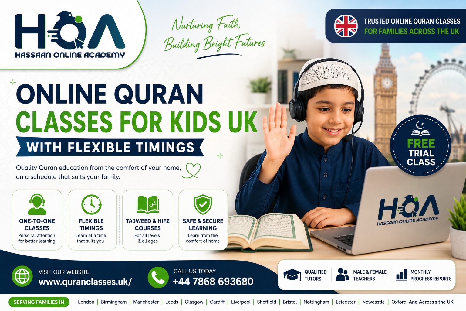 Online Quran Classes for Kids UK