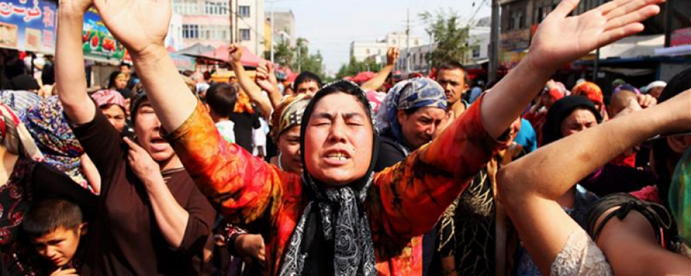 Food packs for Uyghur Muslims